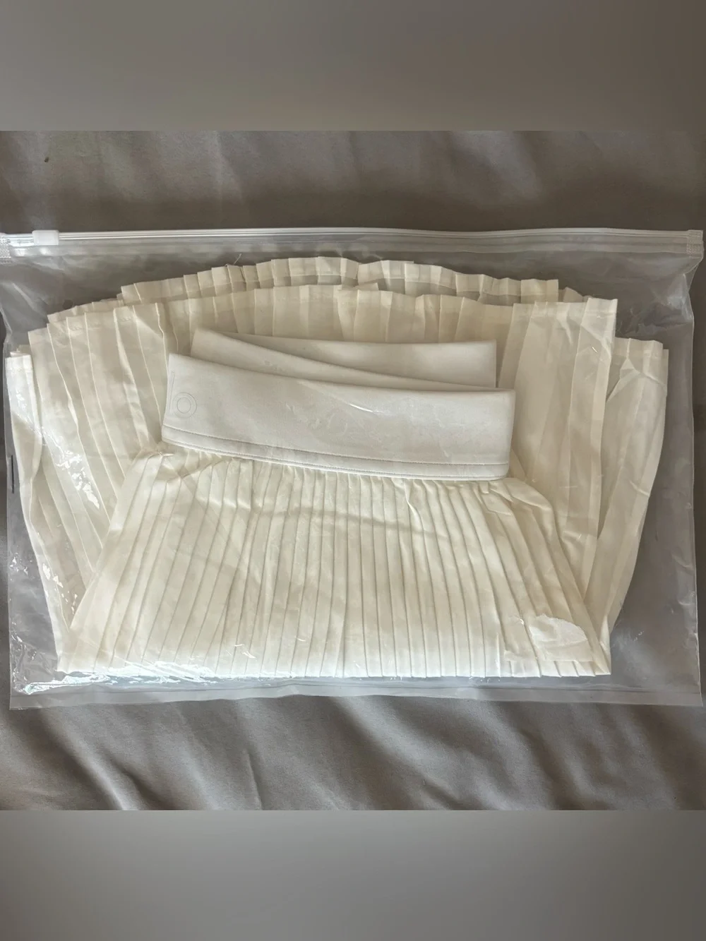 Alo Yoga Pleated Tennis Skirt White Size M